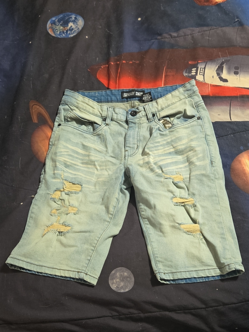 Legendary Status Rip & Repair Shorts